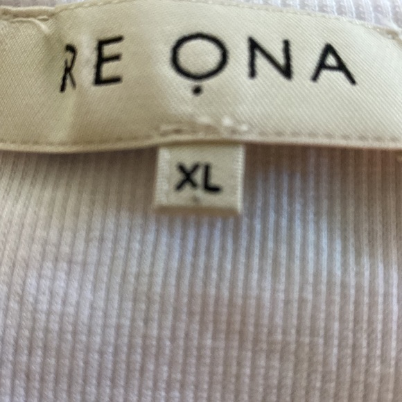 Re Ona Ribbed Button Up Cardi White - Picture 6 of 6